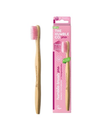 The Humble Co. - Eco-friendly Bamboo Toothbrush - Pro Hexatech Spiral Blue