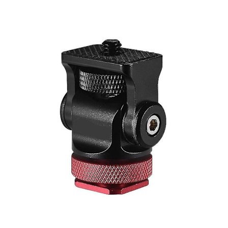 Hot shoe monteringsbas, hot shoe monteringsfäste röd