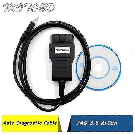 VAG K+CAN COMMANDER 3.6 OBDII OBD2 USB Diagnostiikkakaapeli K CAN Koodinlukijat VAG 3.6 Diagnostiikkatyökalut Matkamittarin Korjaus ST1M378 Yalo 2025 