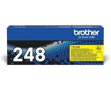 Brother-TN248Y Yellow toner cartridge, 1K-Brother TN248Y Gul tonerkassett-Printing ink, toner & paper-Toner til printer