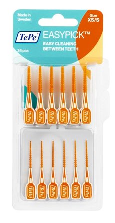 Tepe Scovolini Easypick Extrasmall/small Arancione 36 Pezzi