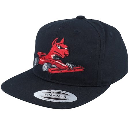 Kiddo Cap - Kids Dog Formula 1 Black Toddler Snapback Snapback Black Cap - @ Hatstore