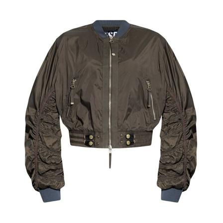 Diesel, Bomber Jackets Groen, Dames, Maat:M