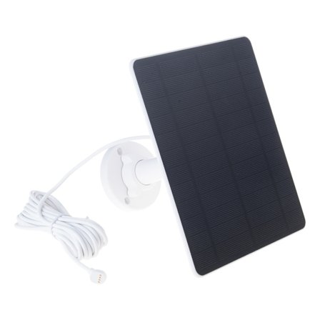 Säänkestävä 5W aurinkolatauspaneeli valvontakameralle pidennetyllä kaapelilla