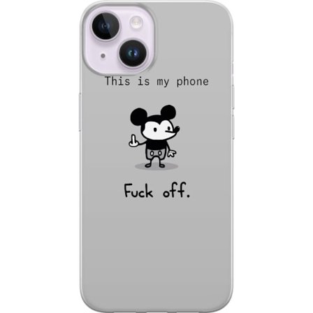 Yhteensopiva Puhelinkuori Apple iPhone 14 Vittu pois