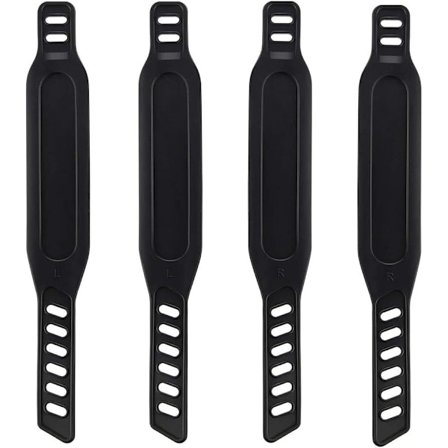 2 par fitness cykelpedalstropper, kraftige justerbar længde univers