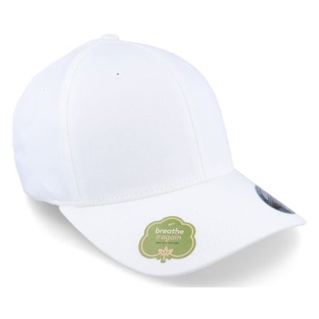 Flexfit - Vit flexfit Keps - Organic White Flexfit @ Hatstore