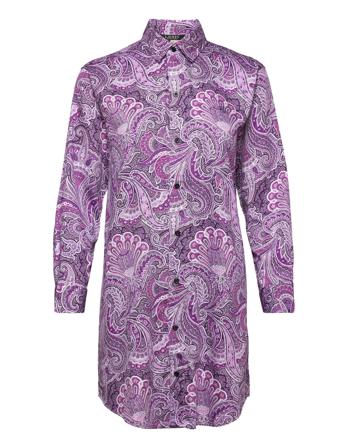 Lrl L/S His Sleepshirt Top Lilla Lauren Ralph Lauren Homewear
