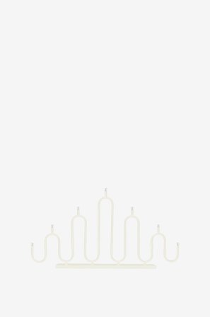 Globen Lighting - Lysestake Noel 7 - Hvit - Adventsstaker - Fra Homeroom