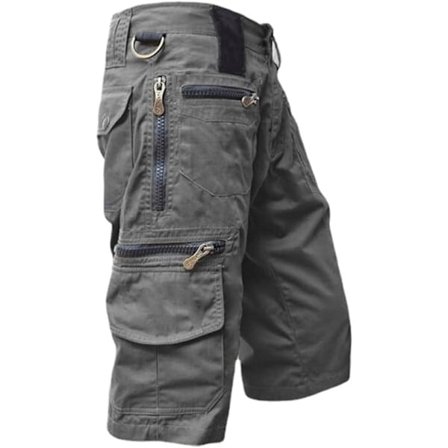 Mænds Shorts Casual Løse Sports Joggingbukser Slim Fit Militær Sports Shorts Bermudas Cargo Mountain Baggy Bukser Multi Lommer, XL