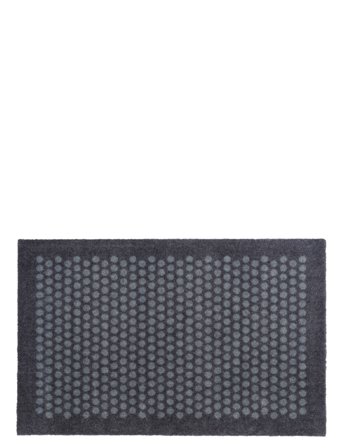 tica copenhagen Floormat Polyamide, 90X60 Cm, Dot Design - Grey - 90X60X0.7CM