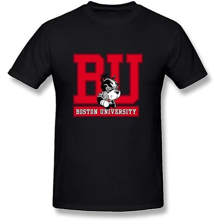 Denisg Men T-shirts Ekologisk bomull Kortärmad Roliga ordspråk Boston University Mans T-shirt
