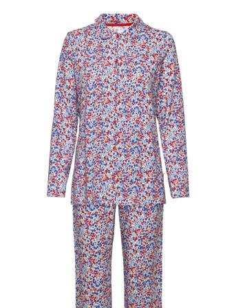 Damen Pyjamaummer Red Patterned Calida