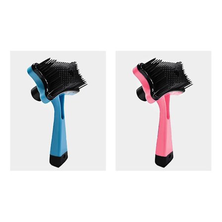 Husdjurskam Hund Kattborste Professionell Hårborttagningskam Pälsborttagnings Trimmer Skönhetsraka Massageverktyg