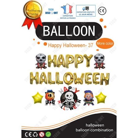 TD ballongdekoration födelsedag glad halloween flicka 3 år gammal barn pojke baby festvägg inomhus utomhus grattis på födelsedagen