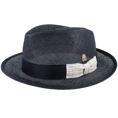 Mayser - Nero straw Cappello - Pablito Sisol Black Straw Hat @ Hatstore