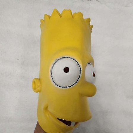 The Simpsons Bart Mask Halloween Latex Kostym Mask