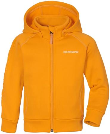 Didriksons Corin Kid's Full Zip 5 Children Mid layer tops Orange 80