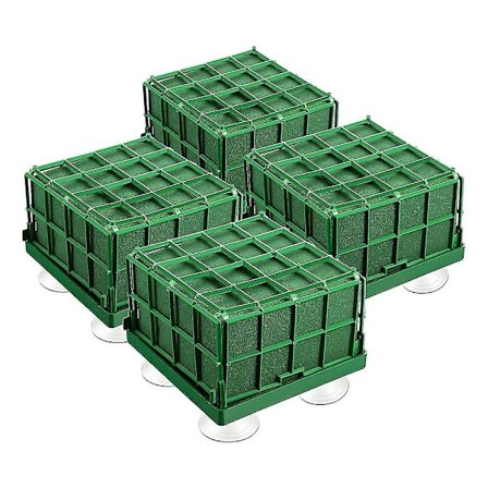 4 stk. Blomsterskum Bur Blomst Holder Med Blomsterskum Og Sugekop Til Bryllup Bord Midtpunkt