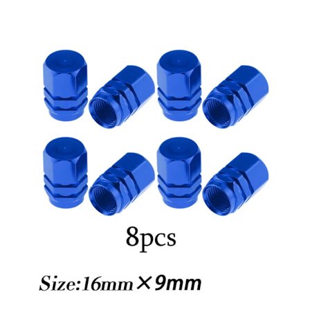 4/8/12 Aluminiumslegering Bilhjul Dekkventilhetter Dekk Felg Stamme Beskyttere Luftstøvtett Vanntett For Biler Motorsykler Lastebiler Sykler