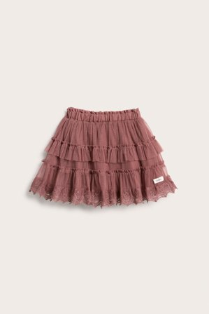 Newbie | Verkkokangashame röyhelöillä | Tummanpinkki