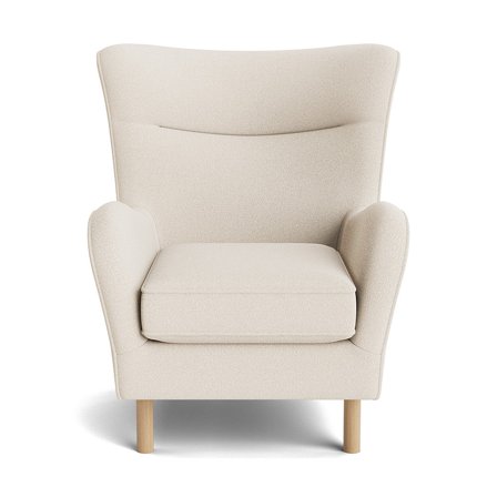 Lumo lænestol - Loop Creme - 83x83x99 - Lænestol