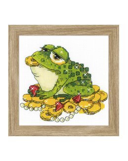 Stickpackung Bild Frosch