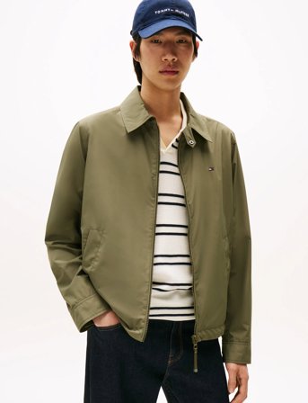 Tommy Hilfiger Packable Ivy Jacket - Khaki green - XXXL