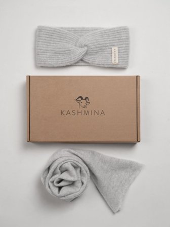 Kashmina - Freya & Softy - Lys grå