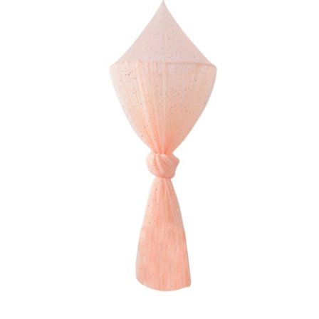 Myggnett Myk Stjernepaljettnett Garn Søt Baldakin Barnehagegardin For Babyrom