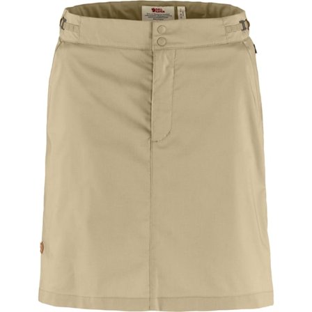 Fjällräven Women's Abisko Hike Skort in Fossil | Size: 34, G-1000/Polyester