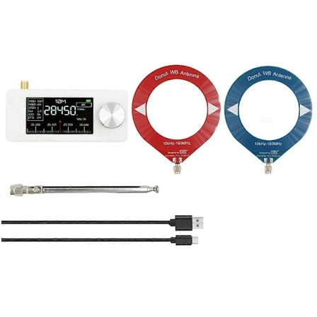 SI4732 Bærbar Radiomodtager 10Khz-180Mhz AM FM Radio HF SW MW VHF med 3 PCS Antenne Mini Pocket Radio