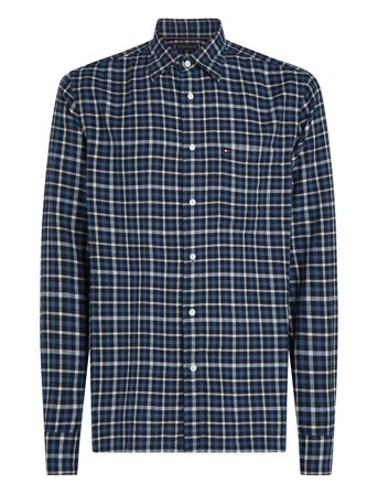 Tommy Hilfiger | Brushed Linen Gingham Rf Shirt | S