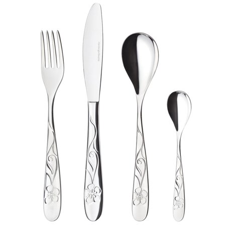 Hardanger bestikk Sanna bestiksæt 24 dele - Stål | KitchenOne