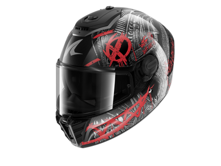 Integralhelm Shark RS Carbon Shiever Carbon/Anthrazit/Rot XL