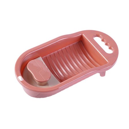 1 stk. Vaskebræt - Håndvask Rengøringsbræt Vask Mini Bærbar Vaskemaskine Sok Vaskebræt Pp Dyr Børn Undertøj rød