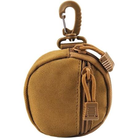 Taktisk belteveske, Mini Round Molle-lommebok, 1000D myntpose,