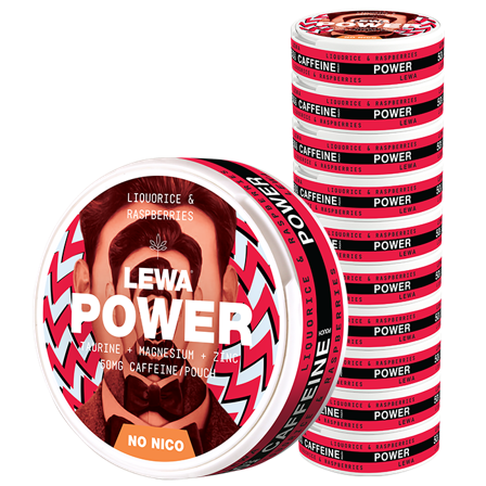 10 x LEWA Functional NoNico POWER Liquorice/Raspberries