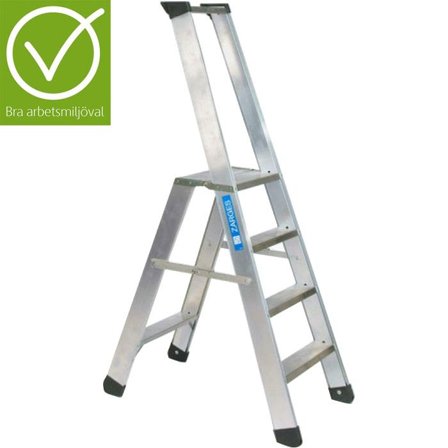 Zarges Seventec Trappstege 4 steg, Stegar & ställningar