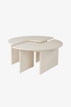 Homitis - Soffbord Moira - Vit - Soffbord - Från Homeroom