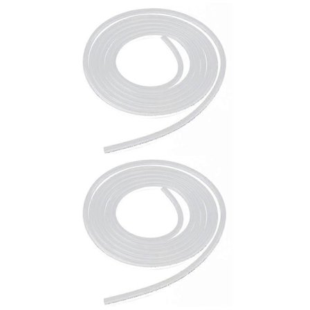 2x 2 Meter Silikonslang Silikonslang Tryckslang Mycket Flexibel 4 X 6mm