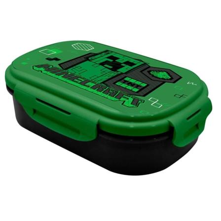 Minecraft Creeper Lounaslaatikko, jossa 3 lokeroa Multicolor one size