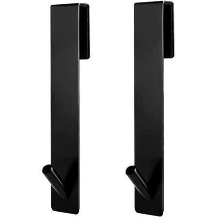 Duschkrokar 2-pack T27 Svart för Duschkabin