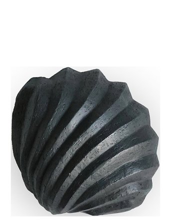 Cooee Design | Sculpture The Clam Shell Coal | H:5.5CM