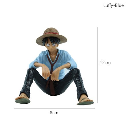 Bilprydnad Action Figur LUFFY-BLUE