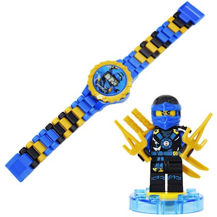 Byggbar watch och watch av plast för barn