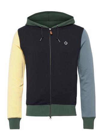 Berkley Zip Hood Hoodie Trøje Multi/mønstret Morris