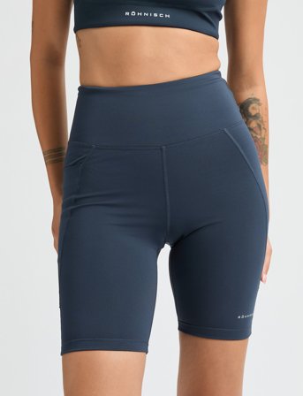 Röhnisch Flattering High Waist Bike Tights - Navy - M