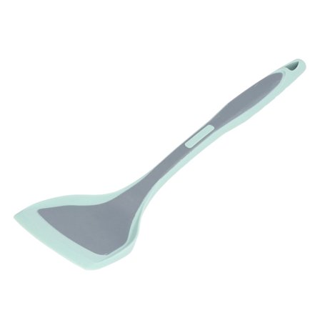 Silikone Non-stick Stegepande Spatel Varmebestandigt Køkkenværktøj Blå Grå