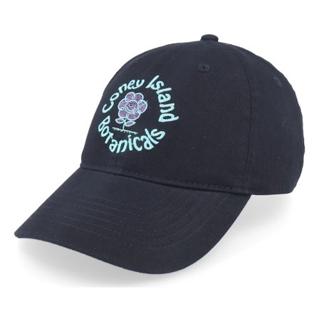Coney Island Picnic - Sort unconstructed Kasket - Coney Islands Botanicals Black Dad Cap @ Hatstore